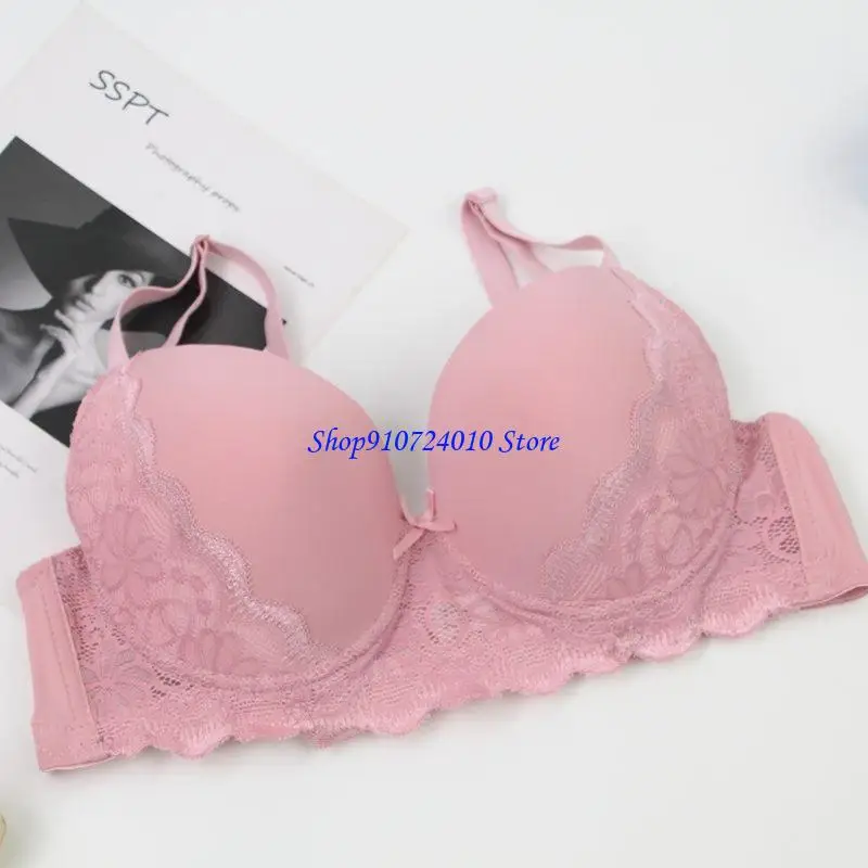 77HD جميل Bowknot سحر حمالة العميق الخامس الرقبة الملابس الداخلية النسائية أعلى الملابس الداخلية