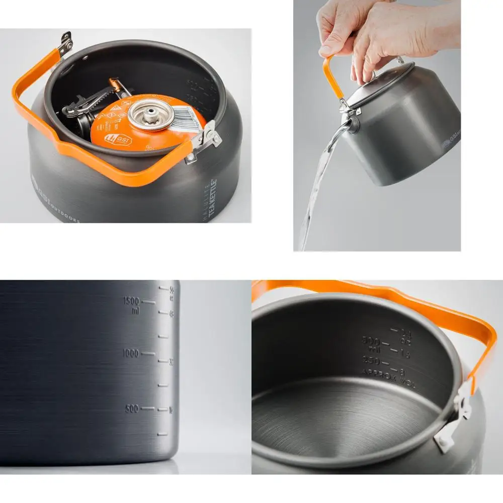 

Ultralight Outdoor Kettle, Fast Boil, 1.8L, Ideal for Hiking, Backpacking & Camping