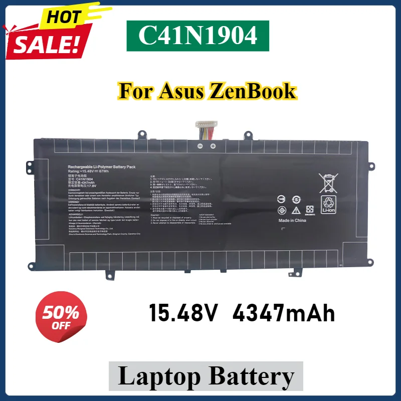 C41N1904 Battery For Asus ZenBook U4700U UX325EA UX325SA UX325UA UX425IA UX363JA UM425IA S435EA UX371EA BX425EA Laptop Batteries