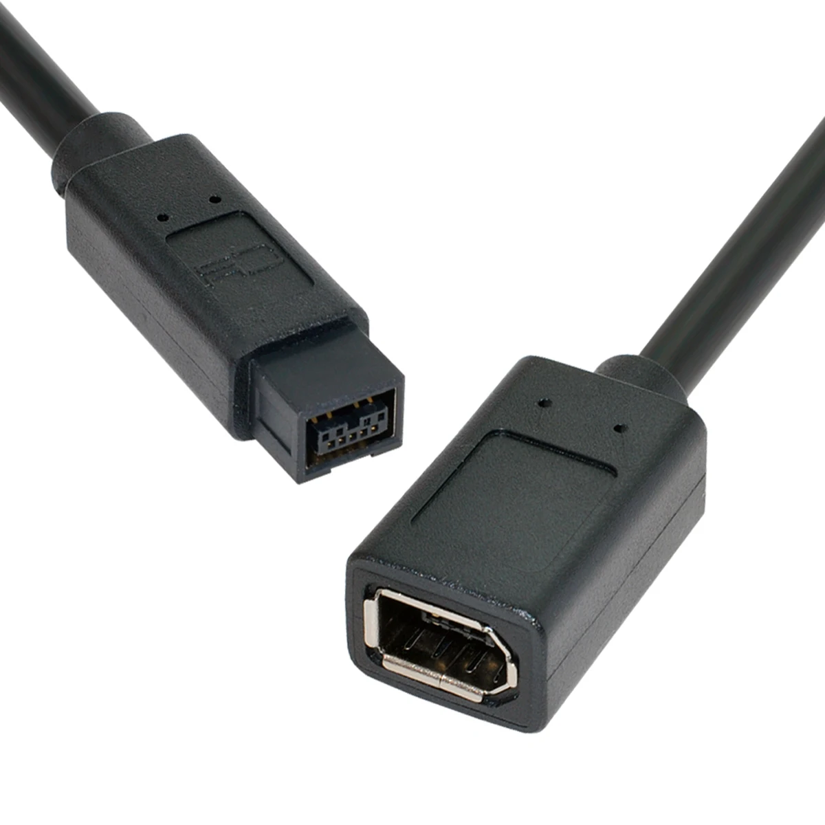 ChenYang IEEE 1394 6Pin Female to 1394b 9Pin Male Firewire 400 to 800 Cable 20cm Firewire 800 400 Cable 6 Feet 9 Pin to 6 Pin