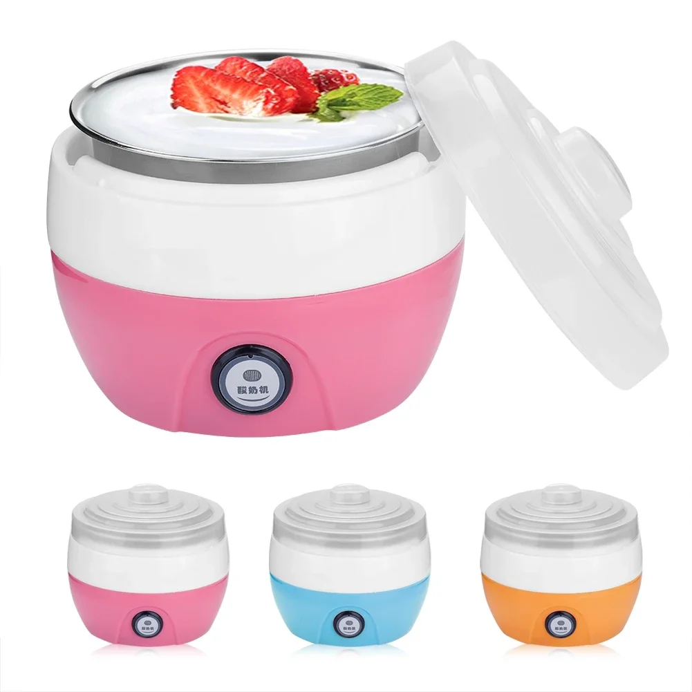 

Yogurt Maker Mini Automatic Yogurt Machine Household DIY Yogurt Tools Kitchen Appliances Stainless Steel Tank 220V