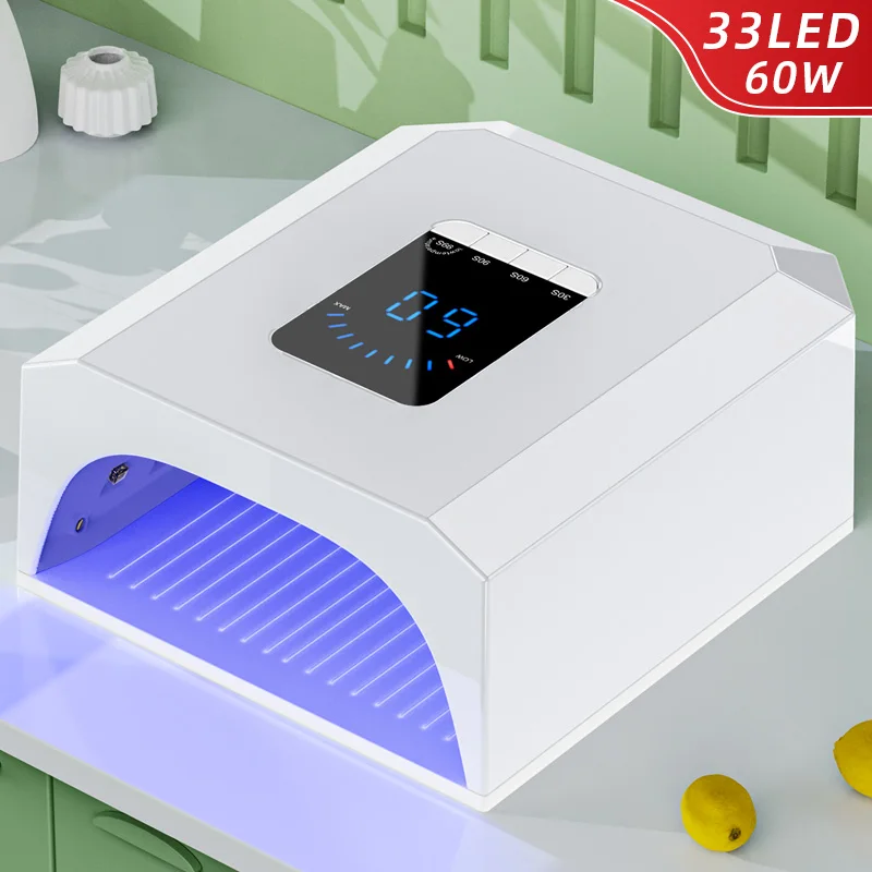 Nagellamp Led Uv Lamp Voor Nagels Nagel Drogen Lamp Voor Manicure Met Slimme Sensor Nagellak Droger Oplaadbare Manicure Machine