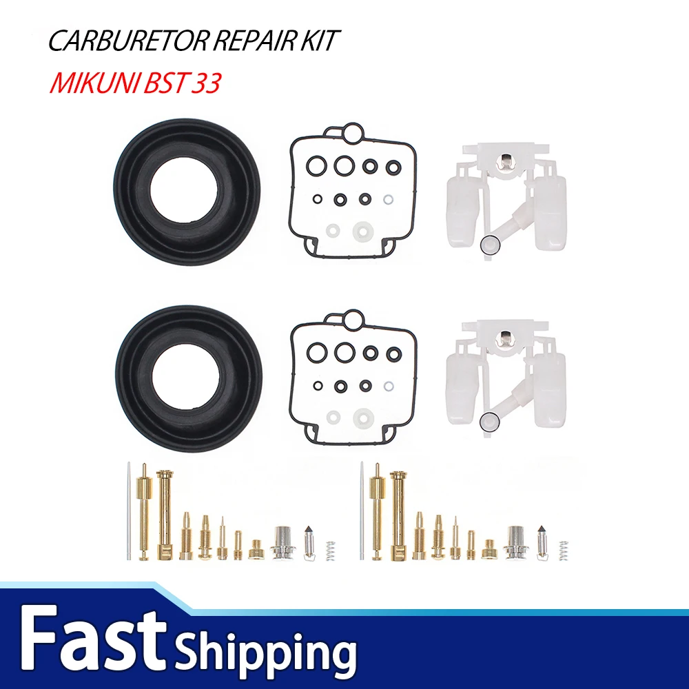 

2Pcs For Mikuni BST33 BMW F650 1993-2000 SUZUKI 1989-2000 GS500E Motorcycle Carburetor Rebuild Repair Kit