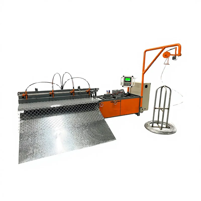 Versatile Chain Link Fence Machine Diamond Wire Mesh Roll Forming Machine with Hydraulic System