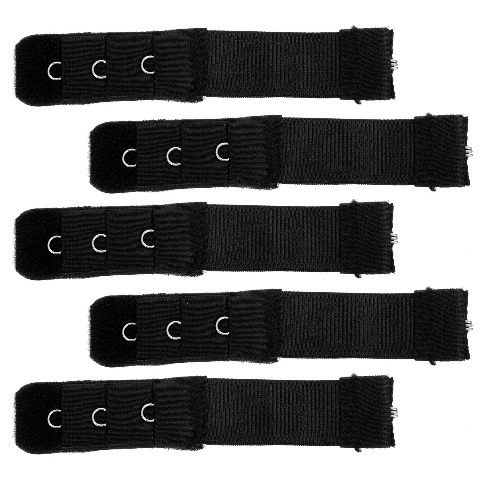 20 шт., удлинители для бюстгальтера из нержавеющей стали, эластичные 3 ряда, 1 крючок, удобные аксессуары для нижнего белья, зажимы для удлинителя бюстгальтера