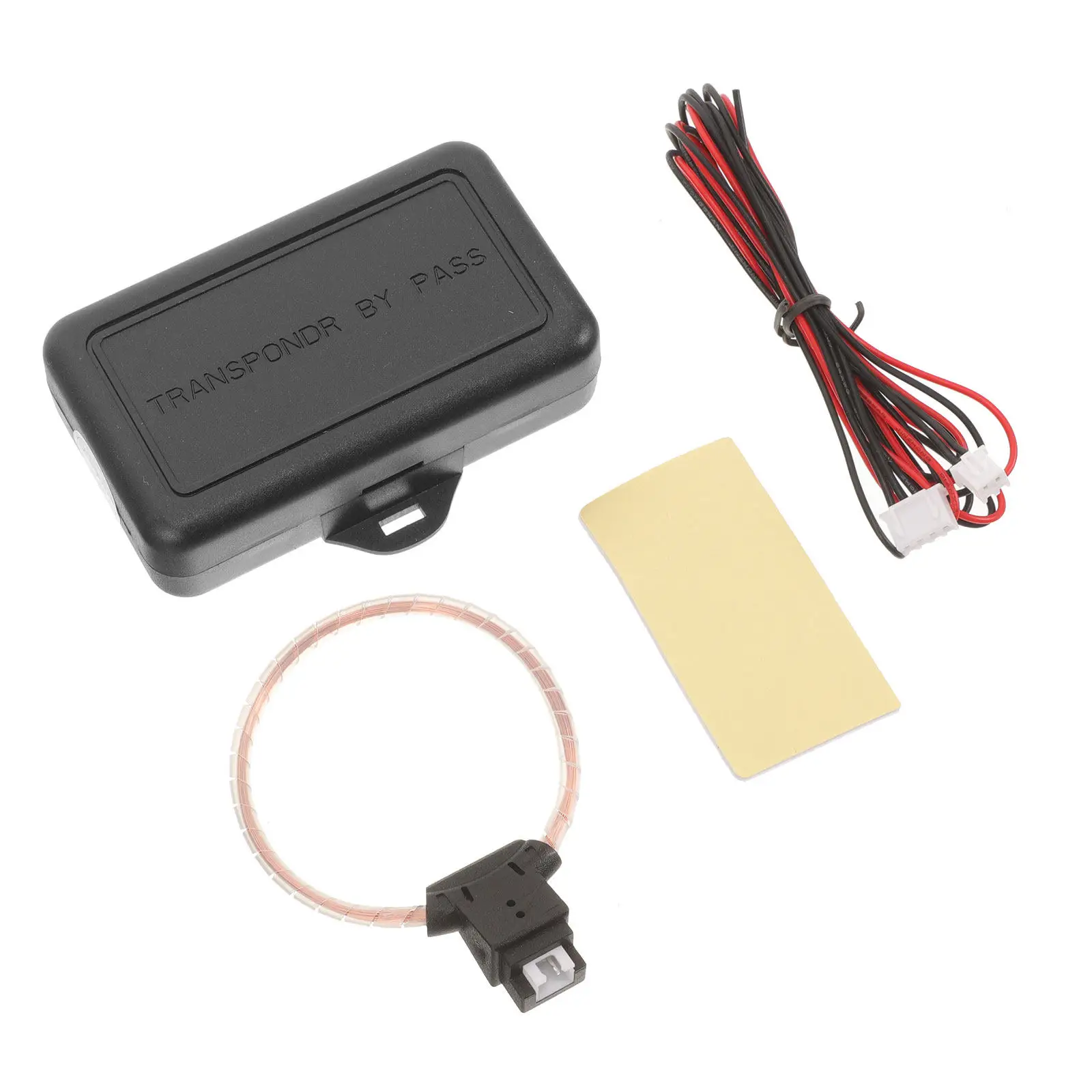 

1Set Car One-Key Start System Immobilizer Bypass Module Remote Engine Start Induction Coil Chip Key Release Auto Starter