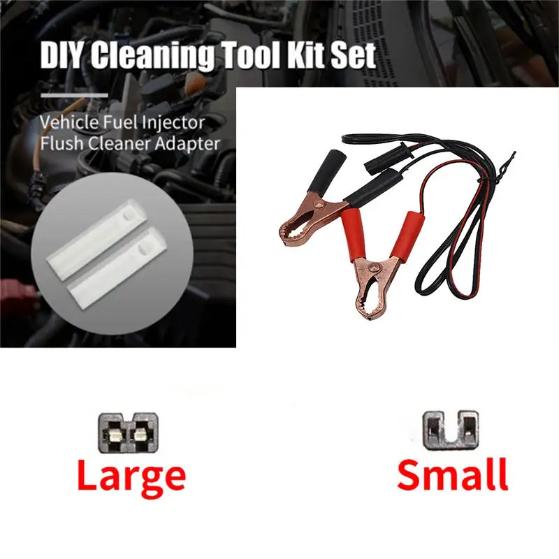 Manuelle Kraftstoff Injektor Reinigung Werkzeuge Automatische Auto Kraftstoff Injektor DIY Power Linie Reinigung Kopf Reinigung Werkzeug Adapter