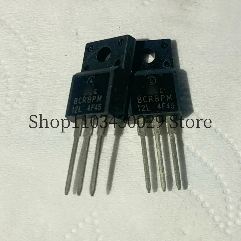 10Pcs New Original BCR8PM-12L BCR8PM12L TO-220F 8A 600V Bidirectional Thyristor