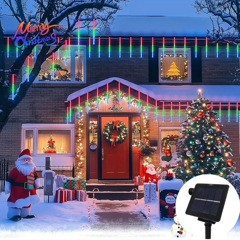 

Solar Led Light Outdoor Meteor Shower Rain Lights Garden Decor Outdoor Garland New Year Dedding Christmas Decoration Fairy Light