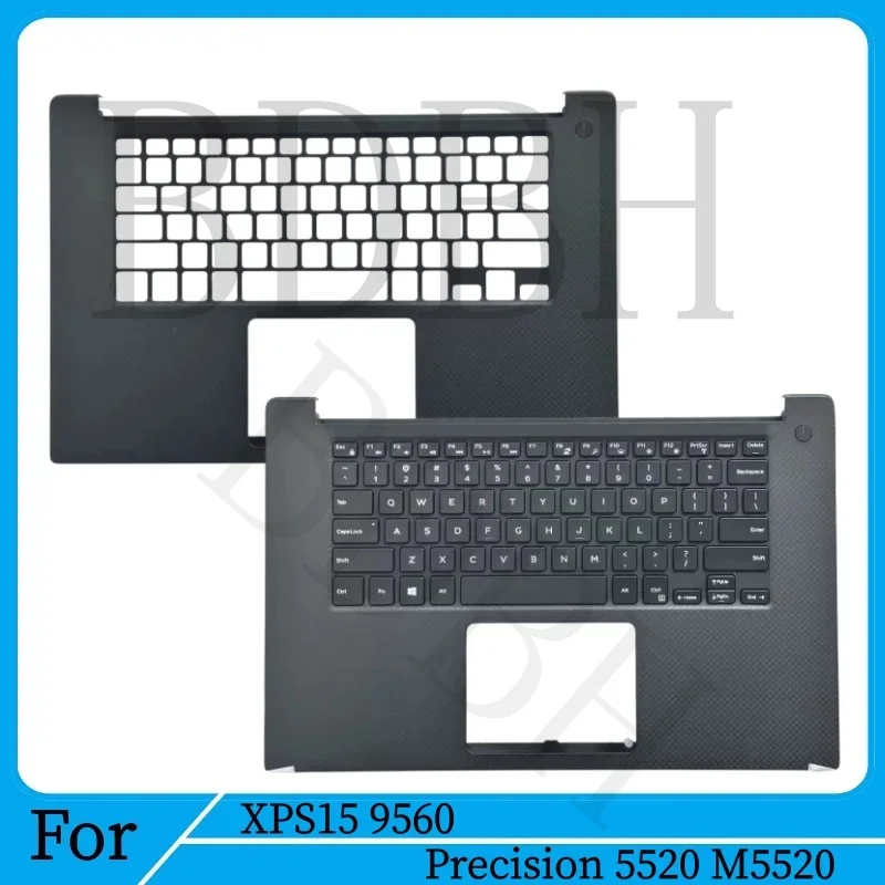 New Laptop Cover For XPS15 9560 Precision 5520 M5520 Palm Rest Keyboard KB Bezel Upper Case C Shell Y2F9N 0Y2F9N