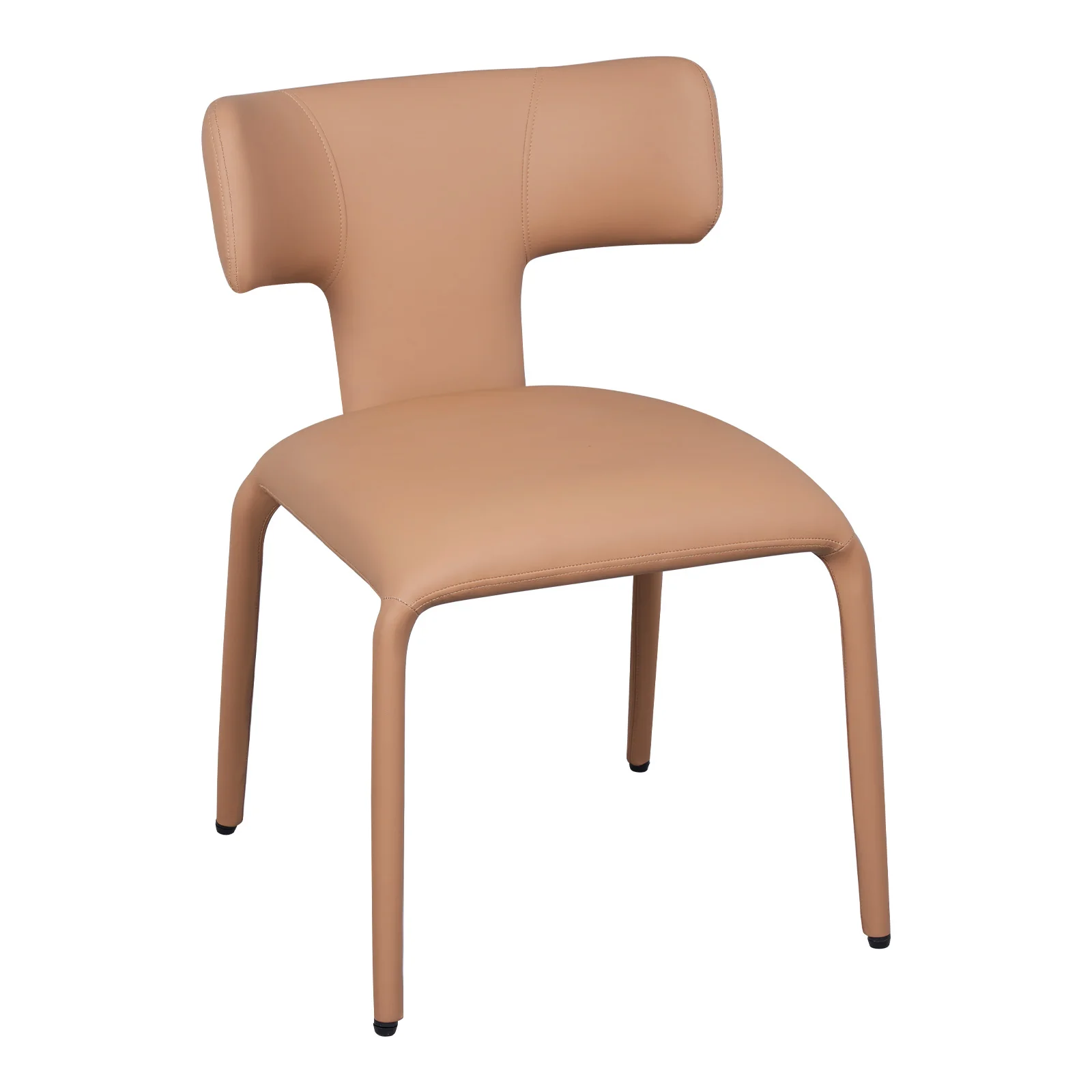 WOLTU 2 Stück/Set ergonomische Esszimmerstühle, Kunstleder/Leinen, Küchenstühle, Metallrahmen, Rückenlehne für Wohnzimmer, Schlafzimmer, Restaurant – Detail 30