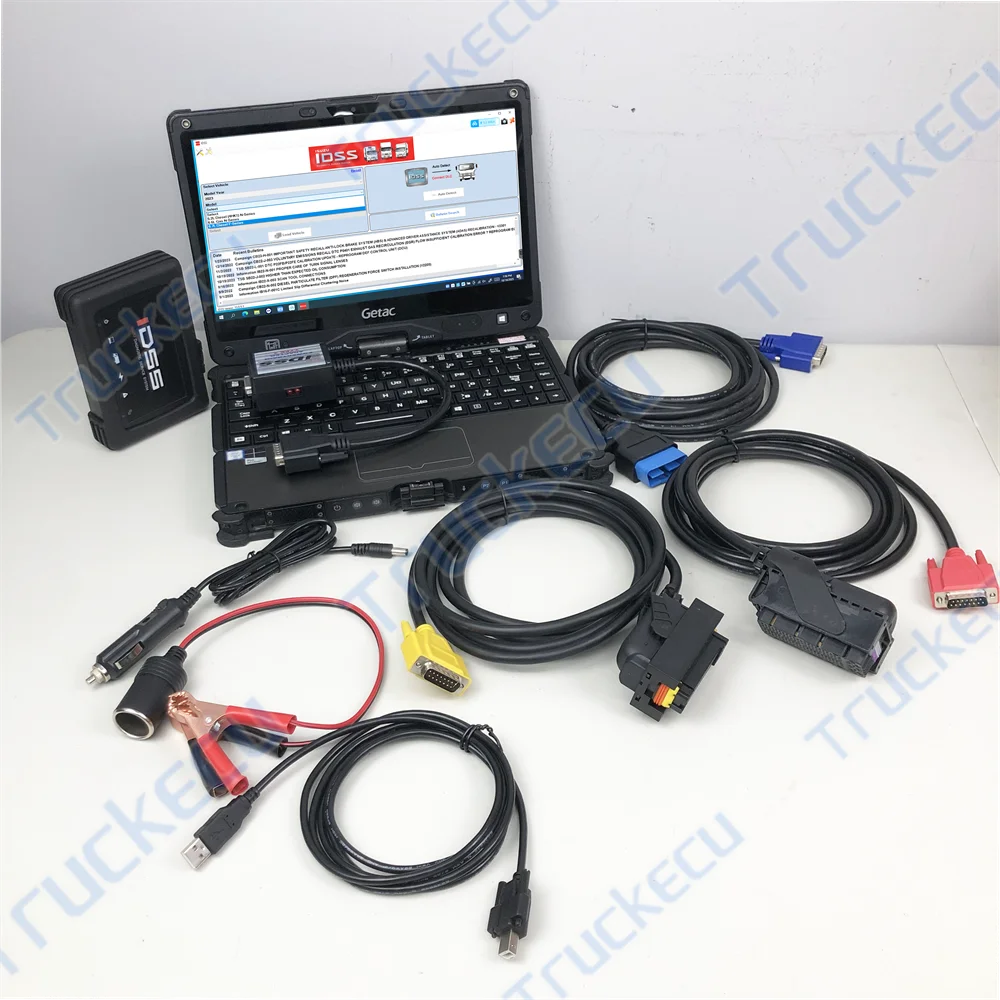 laptop v110 E-IDSS G-IDSS Diesel Engine Truck Diagnostic Tool Service System IDSS II Interface ISUZU MOTORS MX2-T
