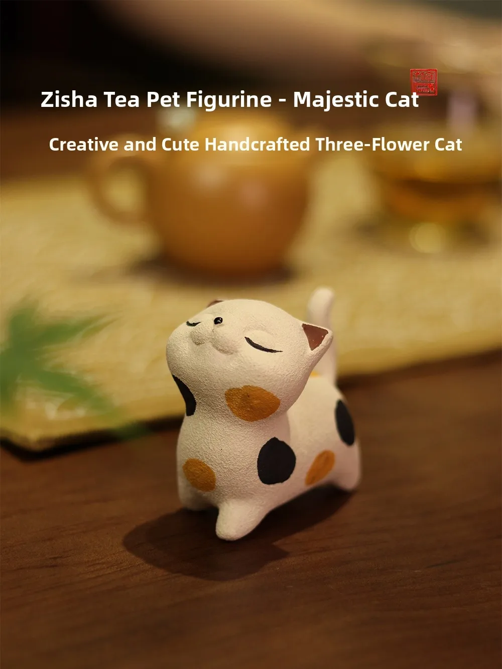 

Premium Purple Clay Tea Pet Creative Arro Tee Flower Tea Play Gift Tea Set Accories Tea Table Ornaments