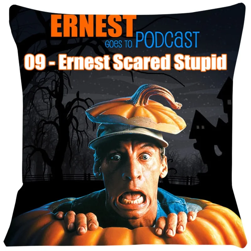 Ernest Scared Stupid Cushion Cover Comfortable Short Plush Pillow Cases Chair Car Sofa Pillow Cover Home Decorative SJ-309