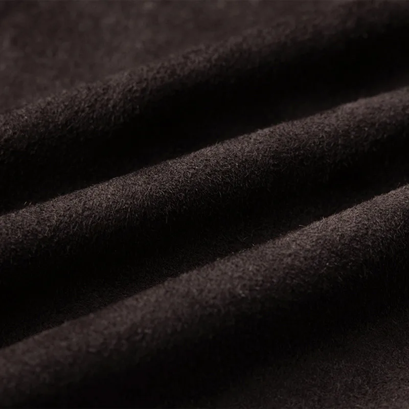 الفاخرة النساء ربيع الخريف أزياء جلد الغزال جلد طبيعي تنورة سوبر طويلة حورية البحر جلد الغنم الحقيقي السراويل