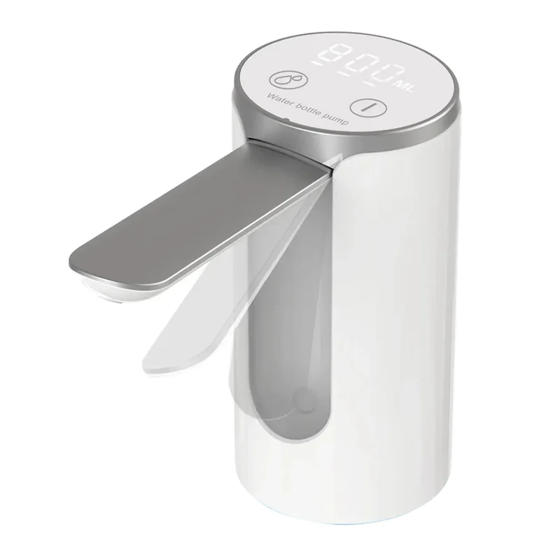 

A56T-LED дисплей насос для бутылки с водой складной электрический 1200 мАч перезаряжаемый автоматический сенсорный кнопка остановки 3 количественные настройки