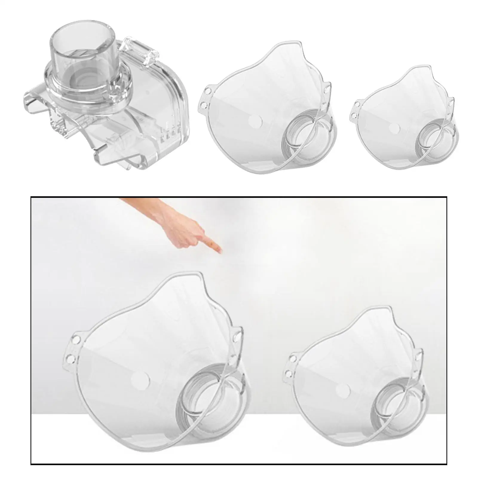 Nebulize Cup Atomizer Steam Inhalers Replacement Parts Accessories Set for Adults Kids