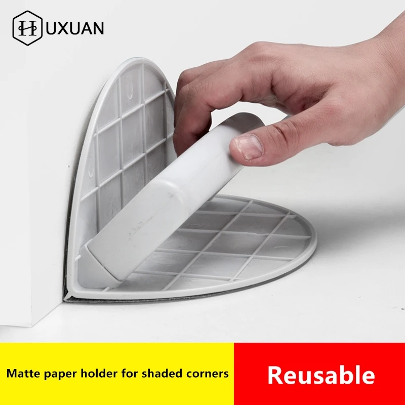 

Многофункциональная полукруглая угловая шлифовальная наждачная бумага, самоклеящийся 90-градусный держатель наждачной бумаги, высококачественный инструмент для полировки шпатлевки