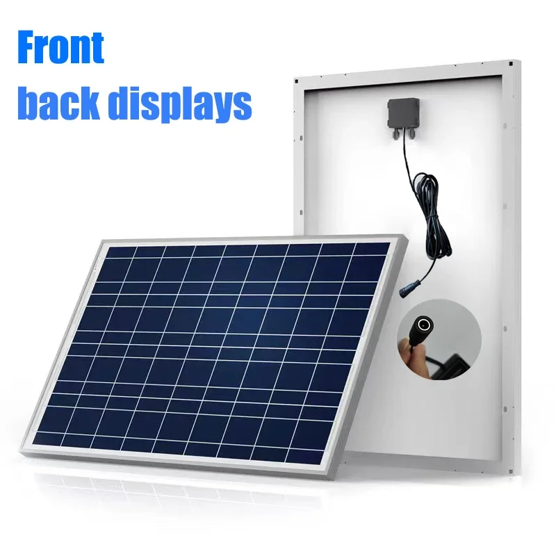 Imagem -04 - Painel Solar Fotovoltaico Banco de Energia Solar 1000w 500w 12v 100a Controller Grupo para Carregamento Exterior Household Camping