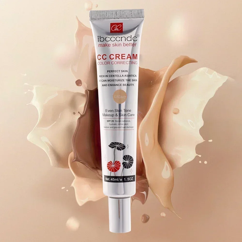 Dauerhafte cc Creme feuchtigkeit spendende Concealer natürliche Gesichts basis Make-up wasserdichte Abdeckung Akne Spot flüssige Grundierung aufhellende Haut