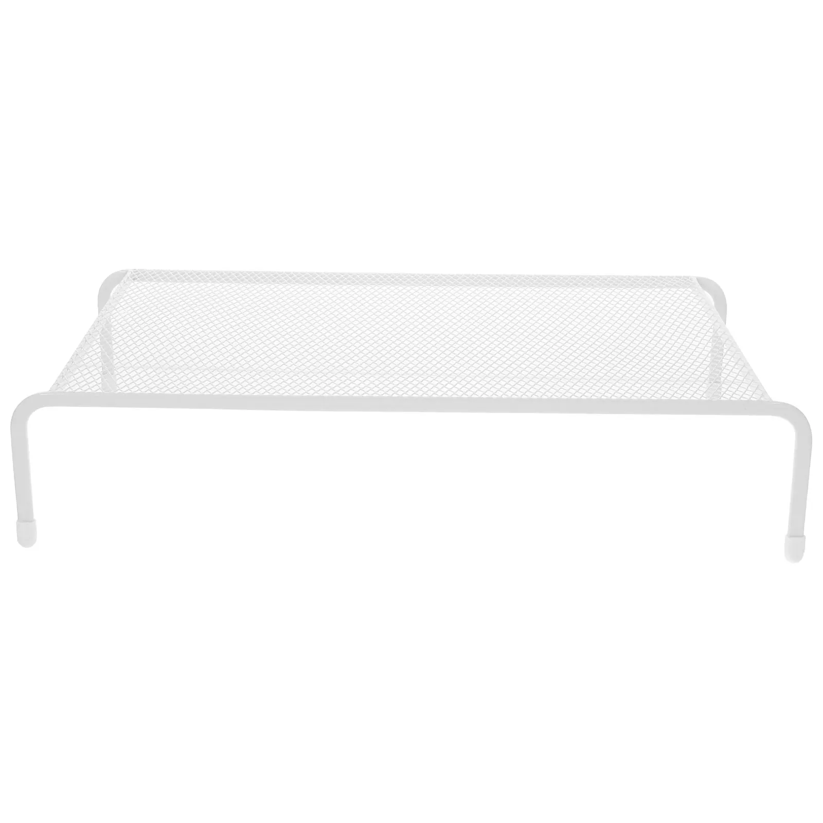 

Monitor Stand Single Layer Durable Iron Elevate Laptop Computer Screen Riser Storage Shelf Adjustable Heightening Desk Organizer