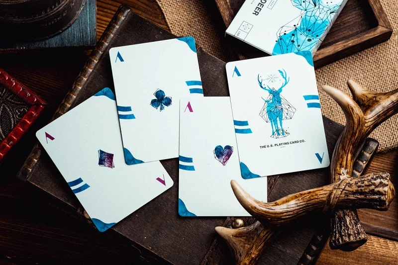 Lost Deer Blue Edition Playing Cards Collection Deck Card Games Magic Props Magic Tricks for Magician