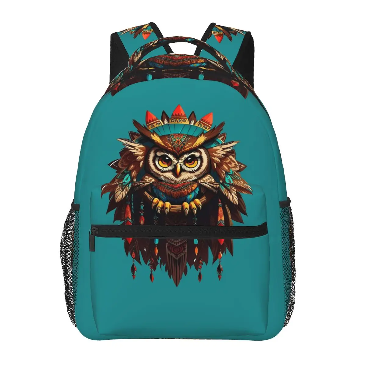 

Native Mandala Owl American Backpacks Boys Girls Bookbag Children School Bags Laptop Rucksack Shoulder Bag Large Capacity