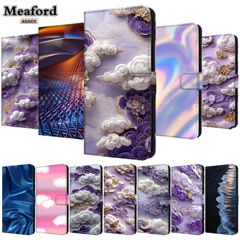 

Flip Leather Case For iPhone 17 Air 16 14 Plus 15 Pro Max 13 Mini Cover iphone17 16e Magnetic Wallet Stand Book Phone Pruple Bag