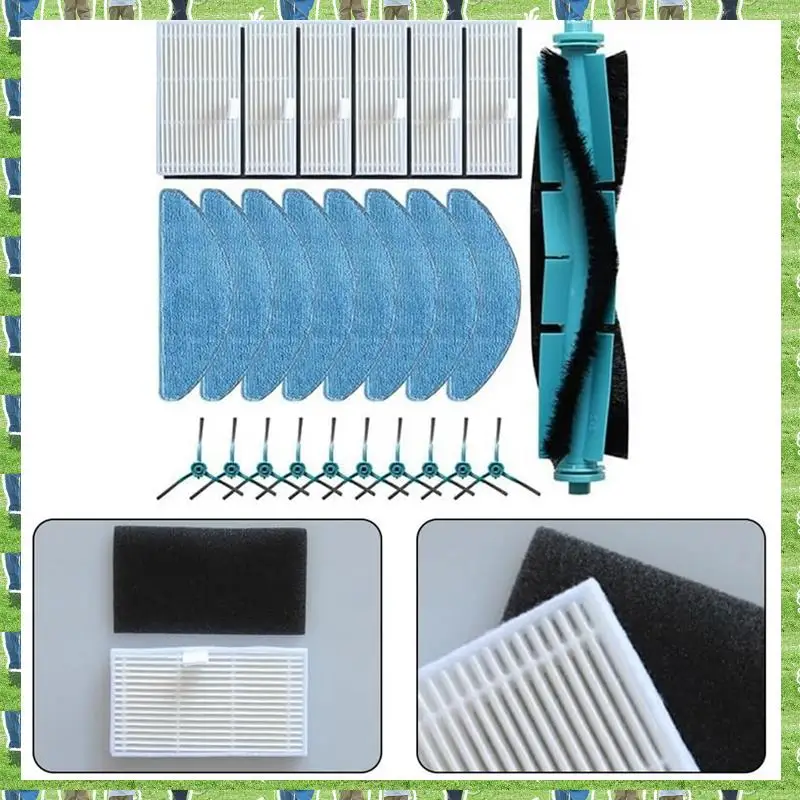 

FTS For Medion X41 SW Robot Vacuum Cleaner Replacement Parts Main Side Brush Hepa Filter Mop Cloth