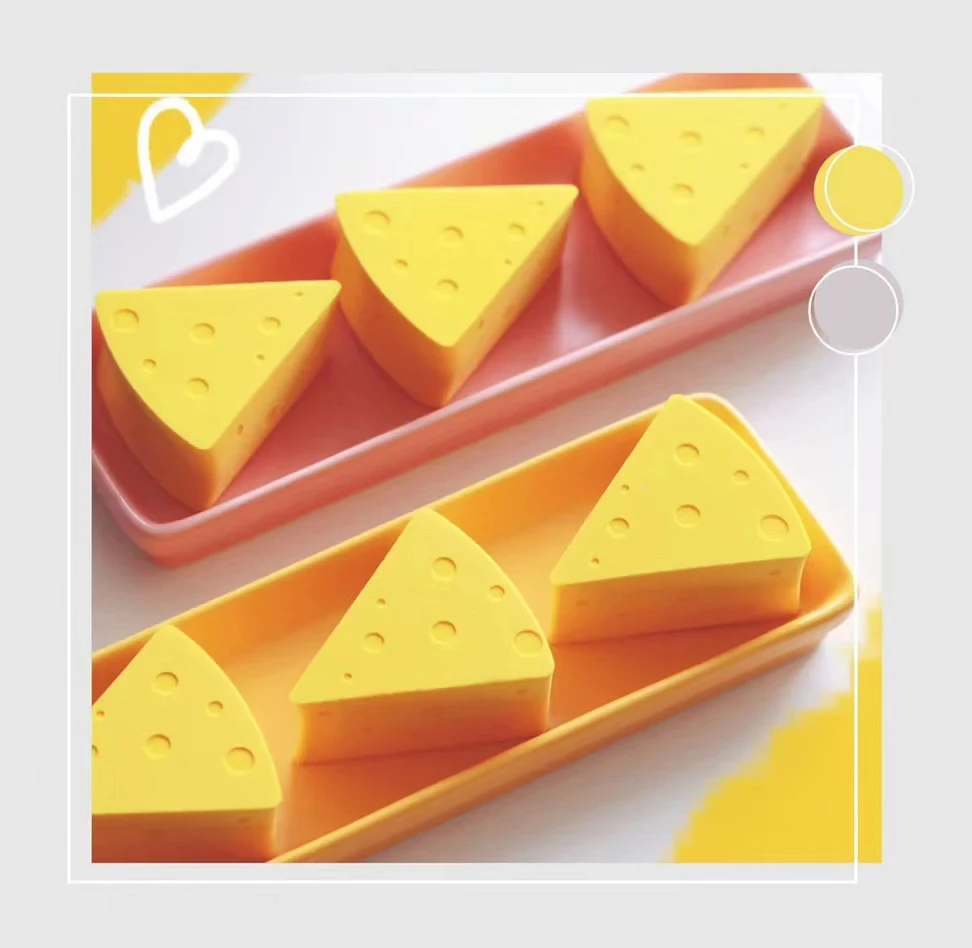 Soft Cheese Puff Maquiagem Esponja, Triângulo Fan Tool, Ferramenta de beleza, Smooth Blenty, Maquiagem úmida e seca, Possua sua etiqueta, Logotipo personalizado