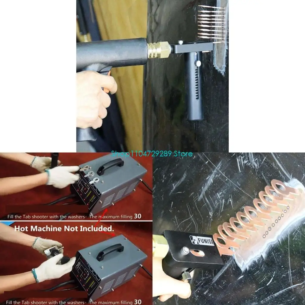 

Durable Car Body Repair Tool Spot Welding Dent Puller Ring-Gun Shoot Reload-Continuous Ejector with Washers Profession ​