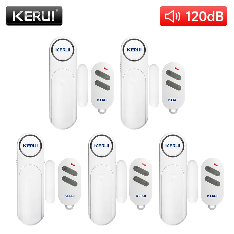 KERUI Wireless Door Windows Sensor Alarm 300ft 120dB Anti Theft Smart Remote Control For Kids Cabinet Safety Home Security