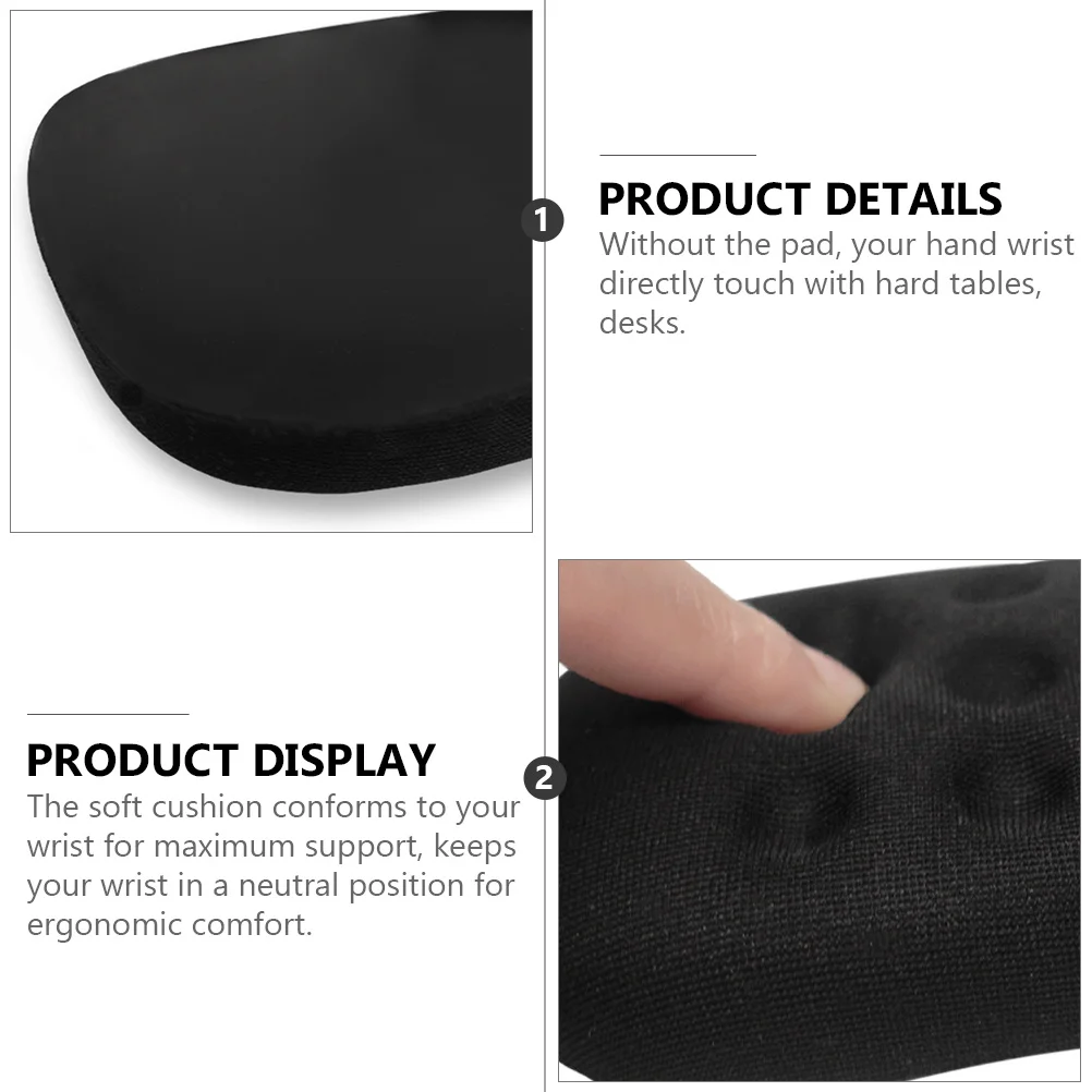 

Silicone Mouse Wrist Rest Pad Support Cushion Anti-Skid Soft Ergonomic Comfort Wrist Pain Relief for Typing Gaming Computer Work
