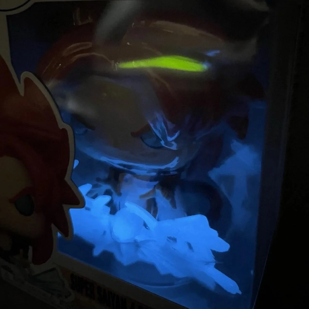 لعبة دراغون بول جي تي أنيمي الشكل سوبر سايان 4 جوجيتا # 2074 (تشيس)(توهج) FUNKO POP تحصيل طبعة محدودة الشكل لعبة هدية
