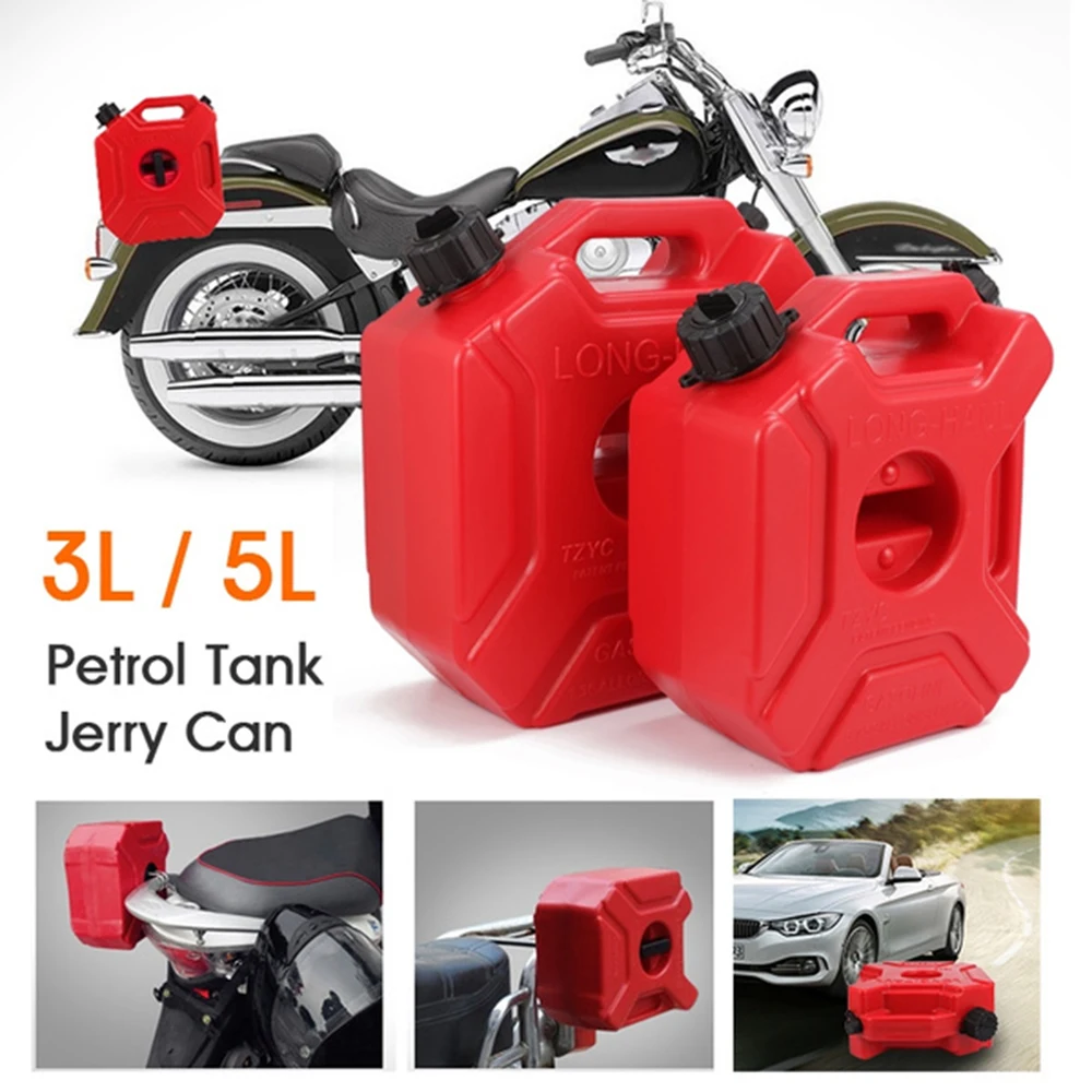 

3/5L Fuel Tank Petrol Cans Barrels Can Motorcycle Petrol Can Container Anti-static Jerry Can Polaris Fuel Tank JerrycanAtv Quad