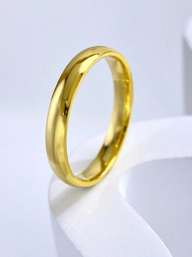 925 Sterling Silver Semplicità Pianura 1mm 2mm 3mm 4mm Apertura Anello in stile americano per le donne Indossare quotidianamente Gioielleria raffinata di alta qualità