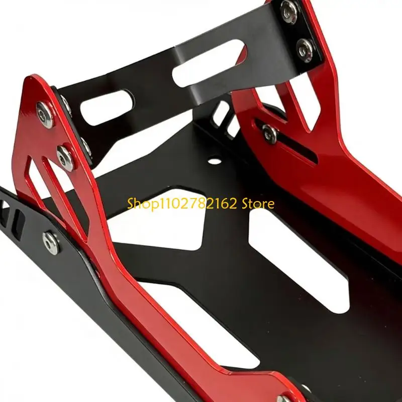 547B Motorcycle Wheel Stand Practical Single Sided Paddock Front Support Fixed Frame