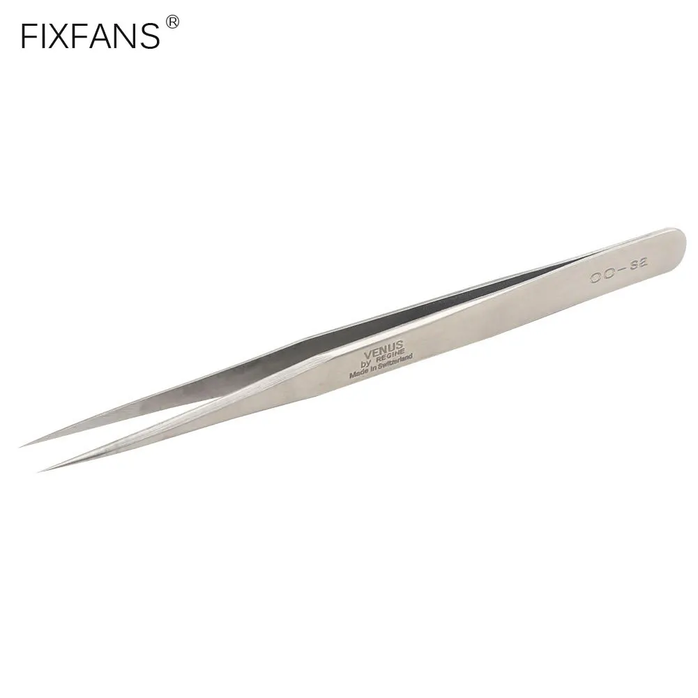 

Ultra Thin Fine Tip Stainless Steel Precision Tweezers for Mobile Phone BGA Repair, Micro Soldering Tweezers Crafting Tool