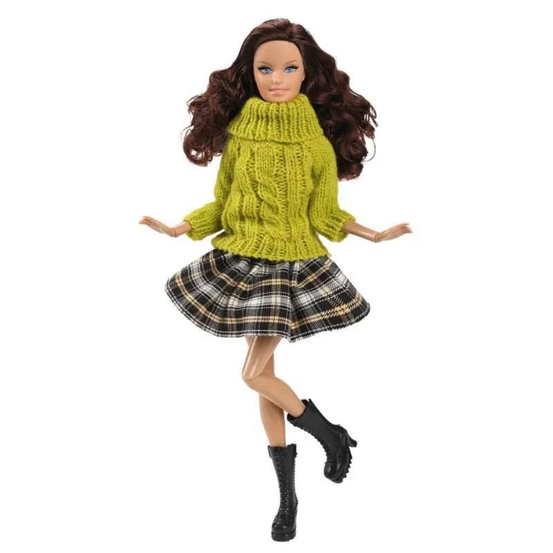 30 سنتيمتر دمية مجموعة كاملة اللعب مفصلية المنقولة 1/6 عارضة أزياء دمية مع الملابس DIY بها بنفسك فستان لعبة أطفال اللعب منزل لعبة هدية #5