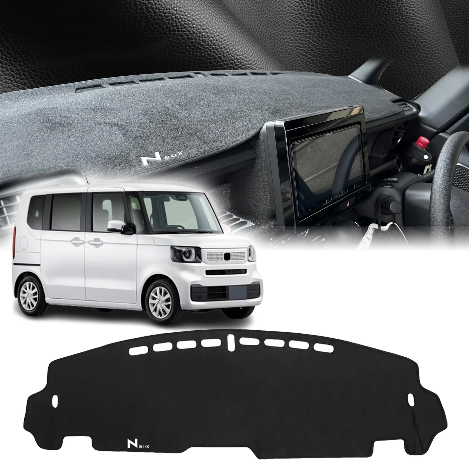 

fit for Honda N-Box Custom JF5 JF6 2024-2026 RHD Dashmat DashMat Sunshade Dashboard Cover Pad Protective Carpet Car Accessories