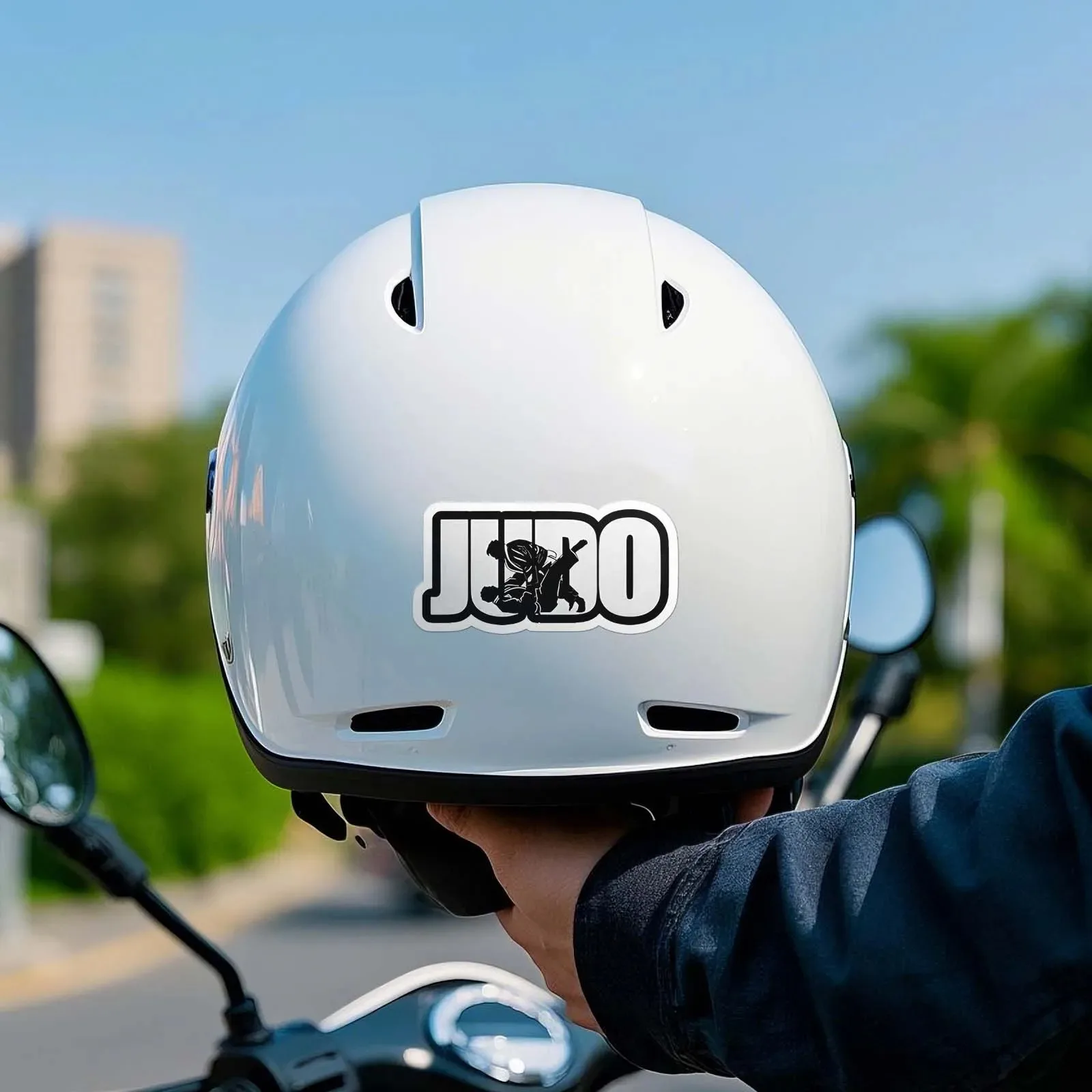 

The fighting trend is coming! Boxing, judo, sumo and other fully covered PVC waterproof and durable sticker notebook decoration,