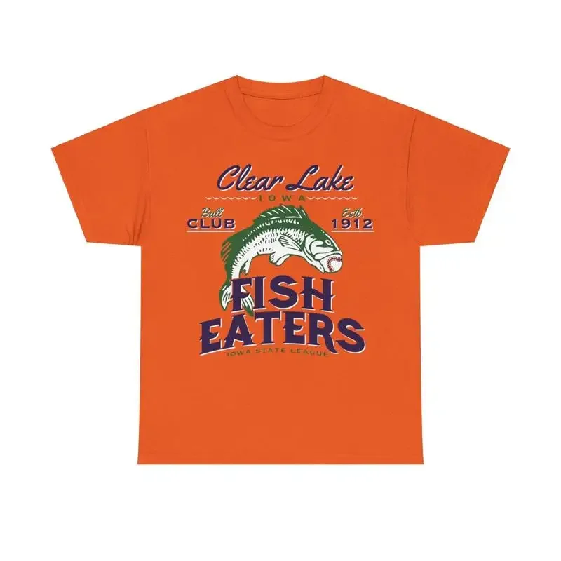 Clear Lake Fish Eaters Est 1912 Iowa Baseball T shirt