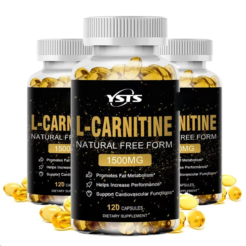 L-carnitine Capsules Promote Fat Metabolism Support Energy & Growth Muscles Burning Fat Sport Supplement Diet