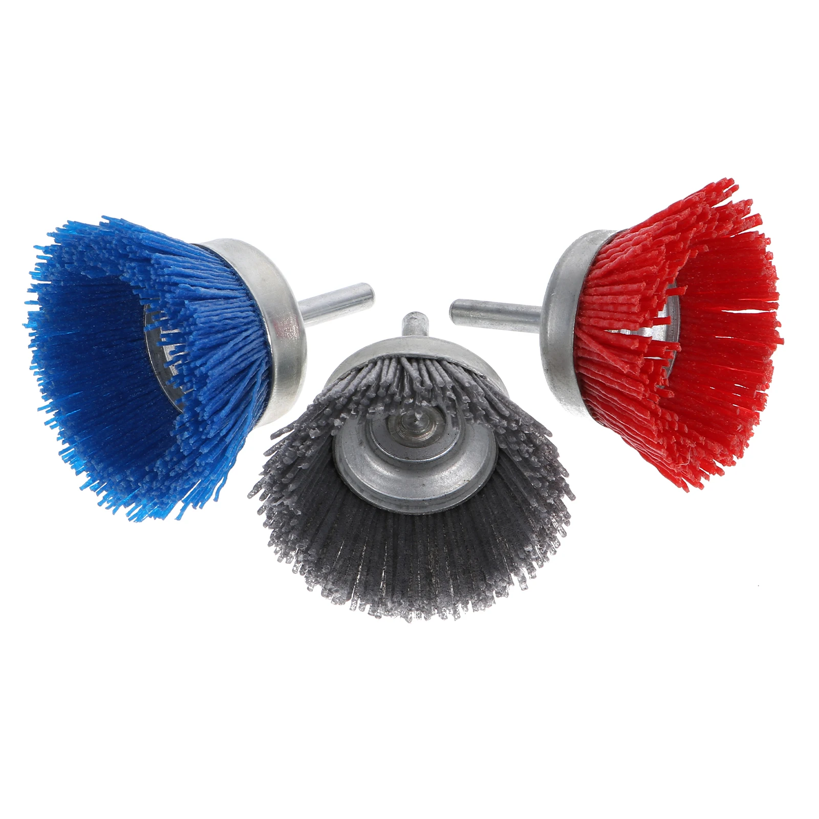 3Pcs Polishing Brush Polishing Wheel Grinding Tool Rust Removal Oxide Layer Cleaning Abrasive High Efficiency Grinding Brush