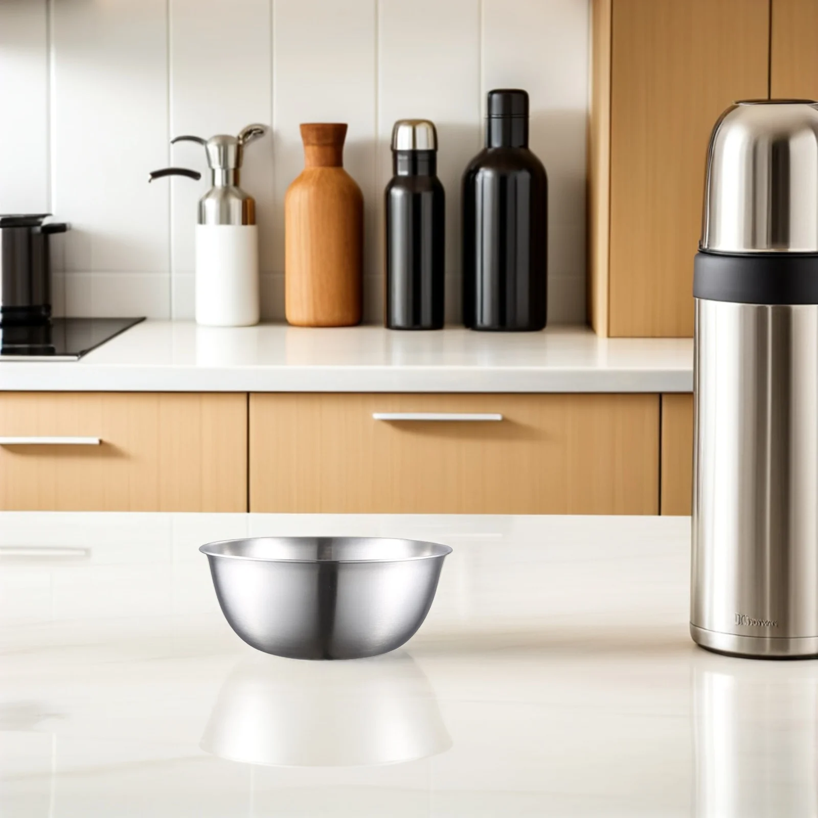 

2Pcs Multi-Functional Stainless Steel Strainer Basket Fine Mesh Kitchen Net for Rice Vegetable and Fruit Stainless Steel Basin