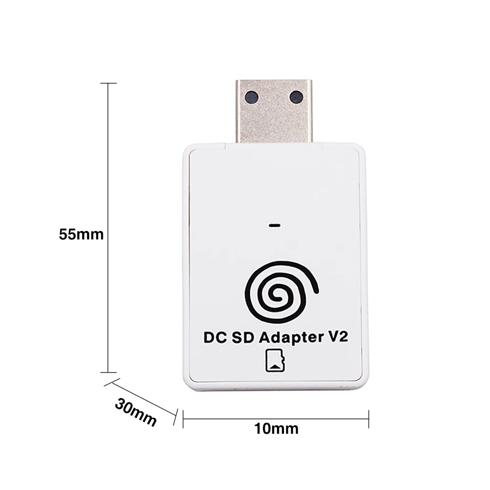 لقارئ بطاقات Sega Dreamcast SD محول بطاقة TF + CD مع محمل DreamShell