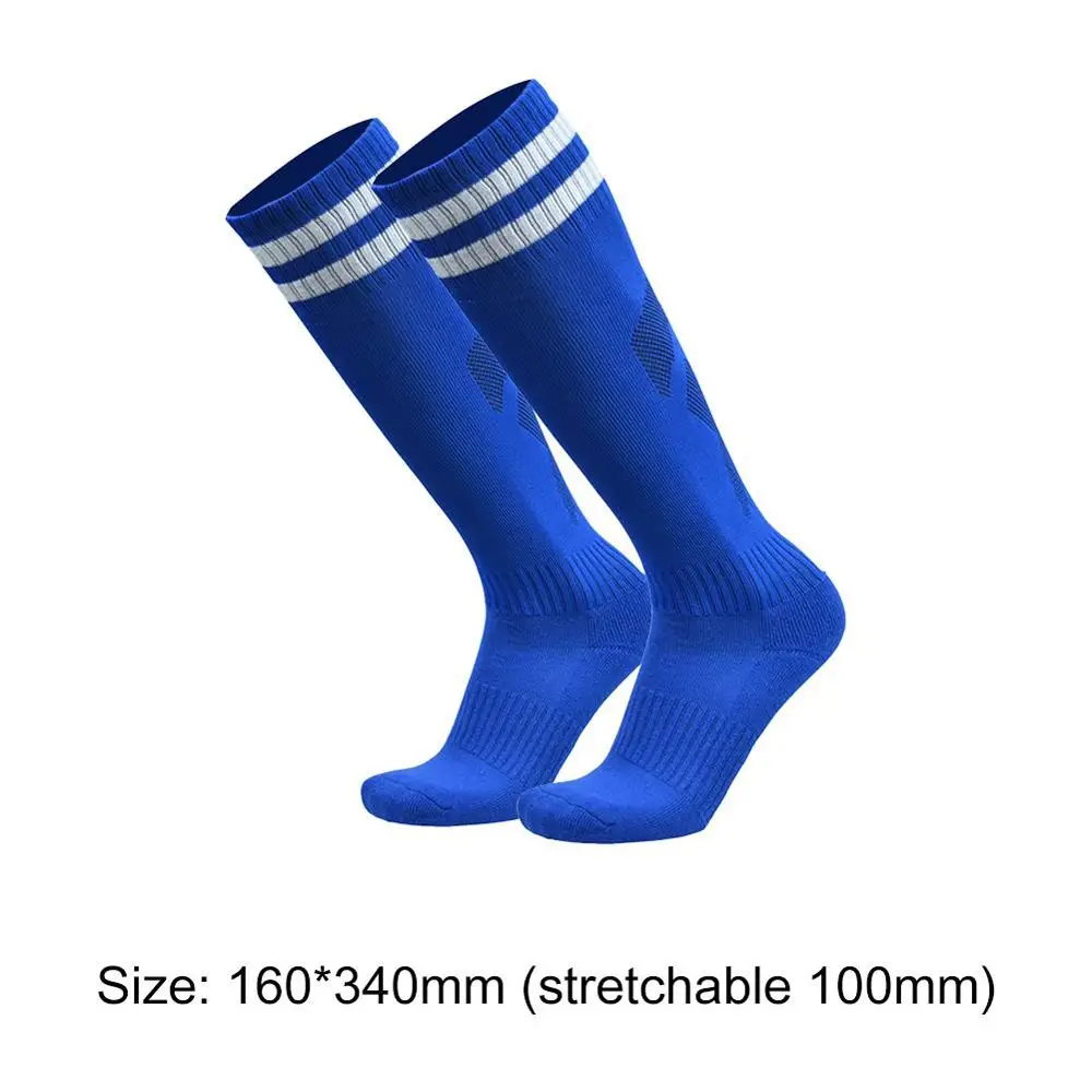 1 Pair Children Football Long Socks Cotton Spandex Kids Soccer Over Knee Socks Baseball Hockey Kids Sock Outdoor Sports Socks