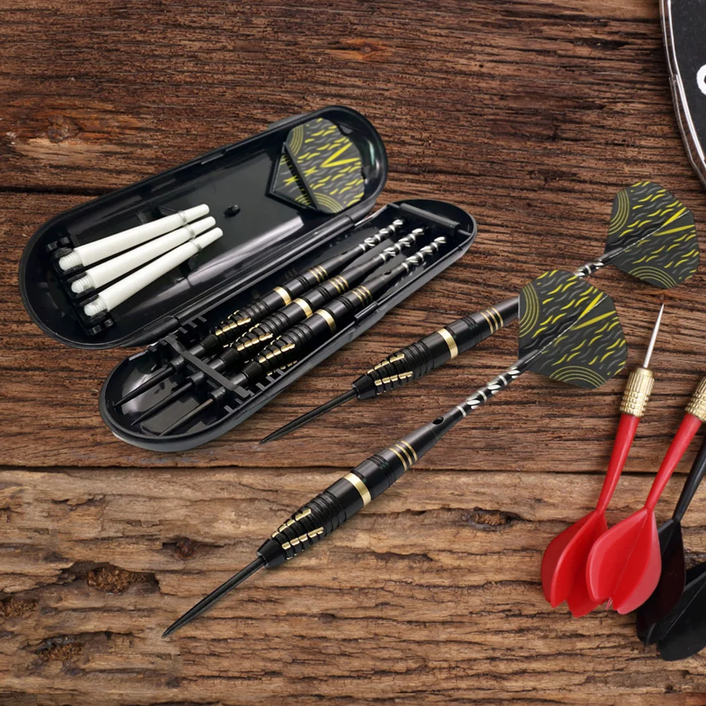 

3pcs/Set Throwing Hard Dart Lightweight Needle Tip Darts Portable Replaceable Multipurpose with Storage Case for Amusement Games