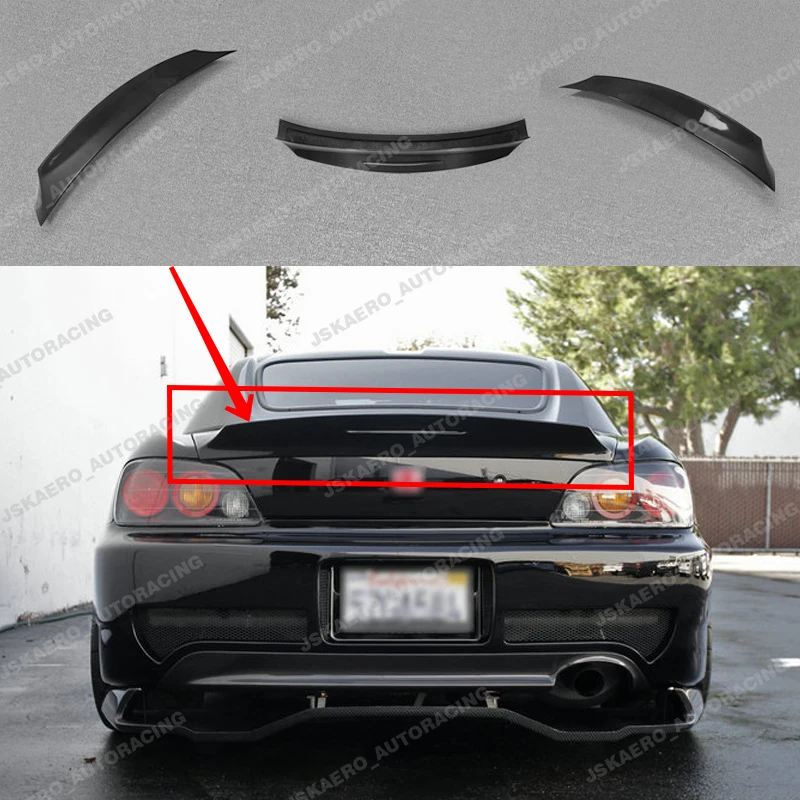 

For Honda S2000 AP1 AP2 Carbon Fiber Rear Trunk Spoiler Duckbill Boot Wing Lip