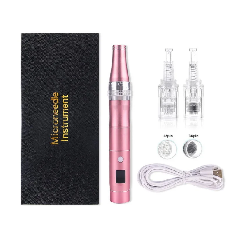 Electric Dr Pen Wireless Dermapen Skin Care Professional Microneedling Pen With 2 pcs Screw Auto Micro Needle Machine Face Lift